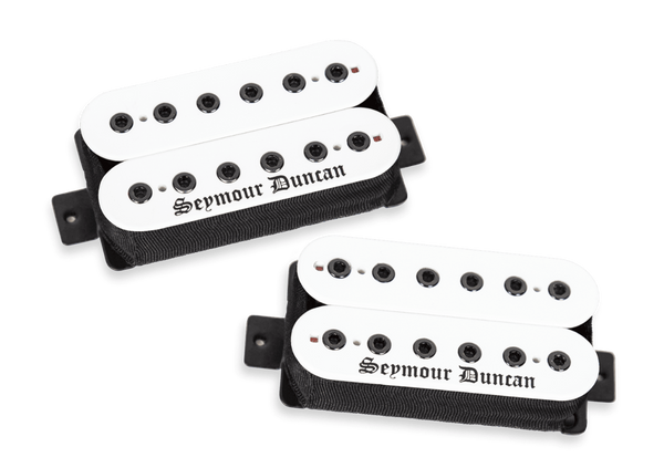 Seymour Duncan Blackened Black Winter Humbucker Pickups Set, WHITE