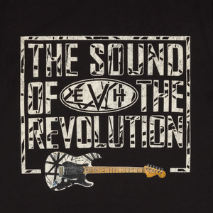 EVH Eddie Van Halen Guitar Revolution T-Shirt, Black, S (Small)