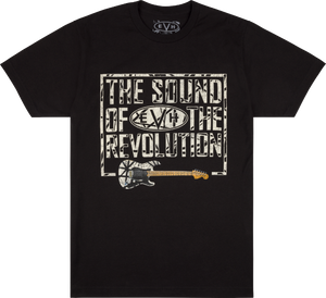 EVH Eddie Van Halen Guitar Revolution T-Shirt, Black, S (Small)
