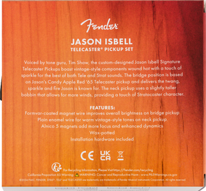 Genuine Fender Jason Isbell Signature Telecaster/Tele Pickup Set, 099-2378-000