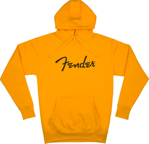 Genuine Fender Guitars Spaghetti Logo Hoodie, Butterscotch Blonde, XL, X-Large