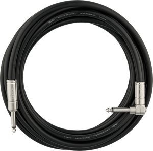 Fender Professional Series Kill Switch Guitar Cable, Straight/Angle, 15'