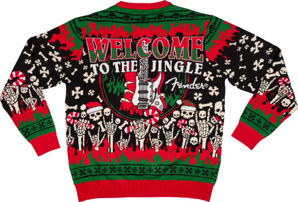 Fender Guitars "Welcome to the Jingle" Ugly Christmas Sweater, M, MEDIUM