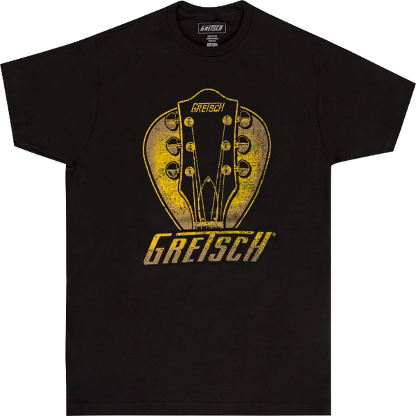 Gretsch Guitars Headstock Pick T-Shirt, Black, XX-Large 2(XL)