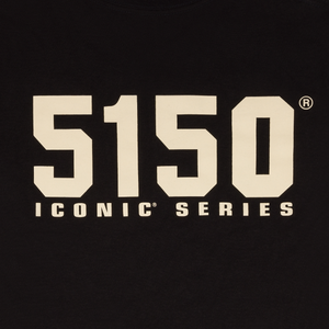 EVH Eddie Van Halen Guitar 5150 Iconic T-Shirt, Black, 2XL (XX-Large)