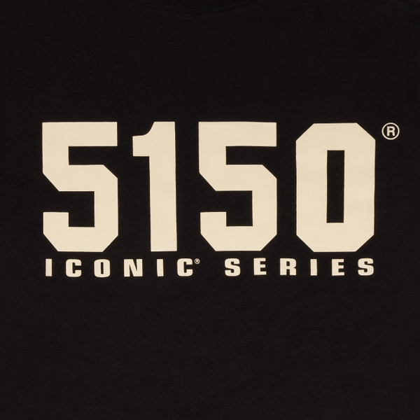 EVH Eddie Van Halen Guitar 5150 Iconic T-Shirt, Black, 2XL (XX-Large)