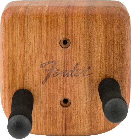 Genuine Fender Level-Up Stratocaster Guitar Wall Hanger/Holder, Mahogany