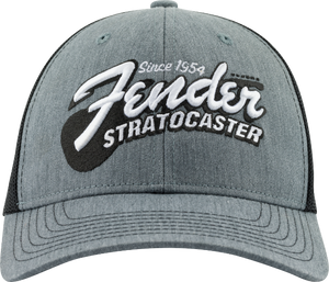 Genuine Fender Guitars Stratocaster/Strat Guitar Hat, Heather Gray
