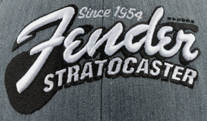 Genuine Fender Guitars Stratocaster/Strat Guitar Hat, Heather Gray