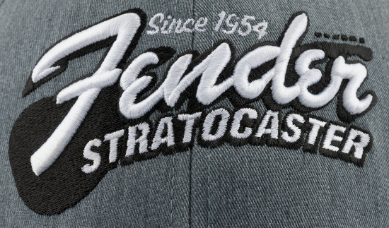 Genuine Fender Guitars Stratocaster/Strat Guitar Hat, Heather Gray