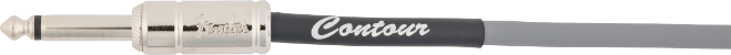 Fender Contour Series Guitar/Instrument Cable, Straight, 10' ft, Inca Silver