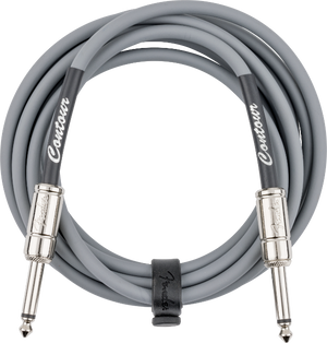Fender Contour Series Guitar/Instrument Cable, Straight, 10' ft, Inca Silver