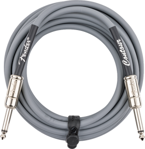 Fender Contour Series Guitar/Instrument Cable, Straight, 18.6' ft, Inca Silver