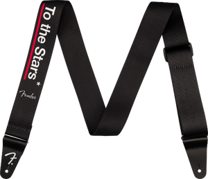 Genuine Fender Tom DeLonge To The Stars Guitar Strap, Black