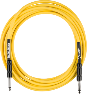 Genuine Fender Tom DeLonge 10' To The Stars Instrument/Guitar Cable, Yellow