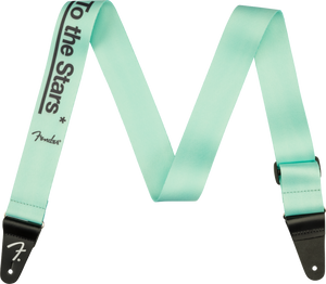 Genuine Fender Tom DeLonge To The Stars Guitar Strap, Surf Green