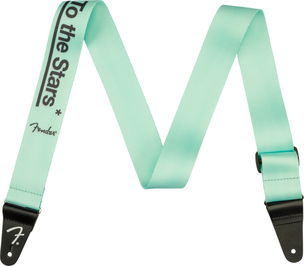 Genuine Fender Tom DeLonge To The Stars Guitar Strap, Surf Green