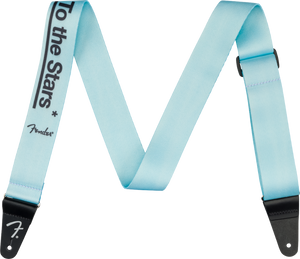 Genuine Fender Tom DeLonge To The Stars Guitar Strap, Daphne Blue