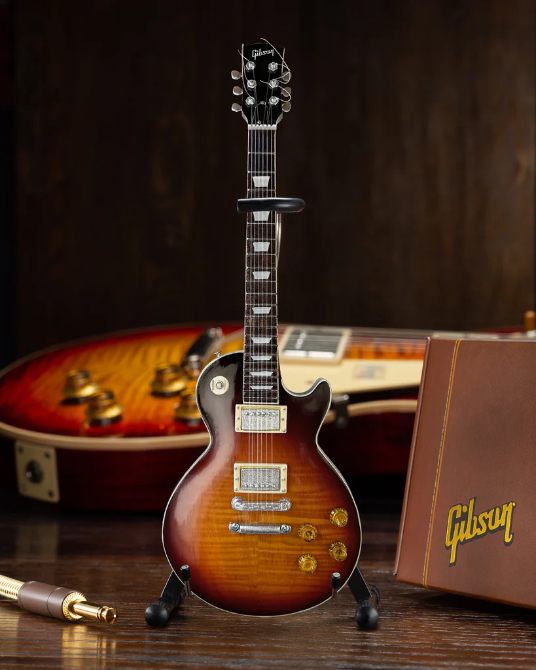 AXE HEAVEN Duane Allman Gibson Les Paul Tobacco Burst "DUANE" Mini Guitar Gift