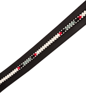 Genuine Fender Paramount Acoustic Guitar Leather Strap, Black