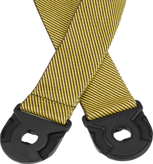 Fender QUICK GRIP Locking End Guitar Strap, Vintage Tweed, 2" Wide