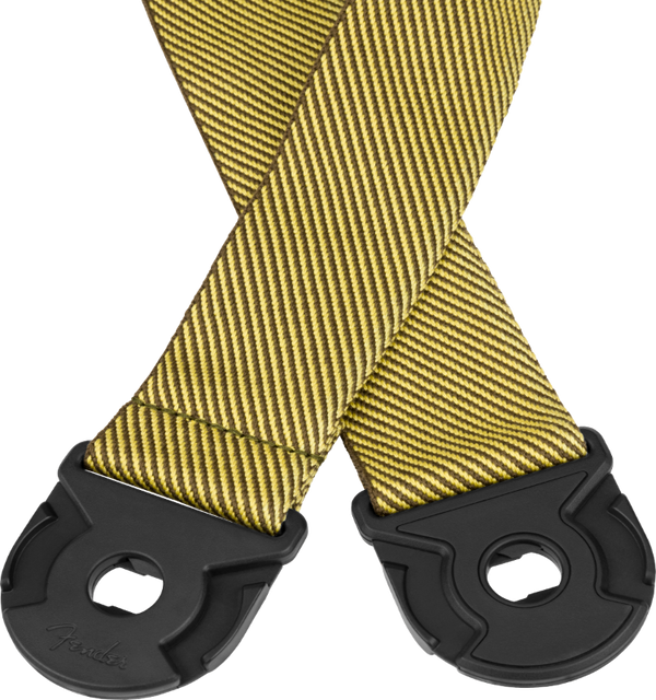 Fender QUICK GRIP Locking End Guitar Strap, Vintage Tweed, 2" Wide