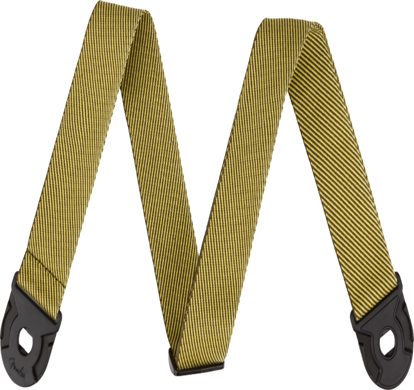 Fender QUICK GRIP Locking End Guitar Strap, Vintage Tweed, 2" Wide