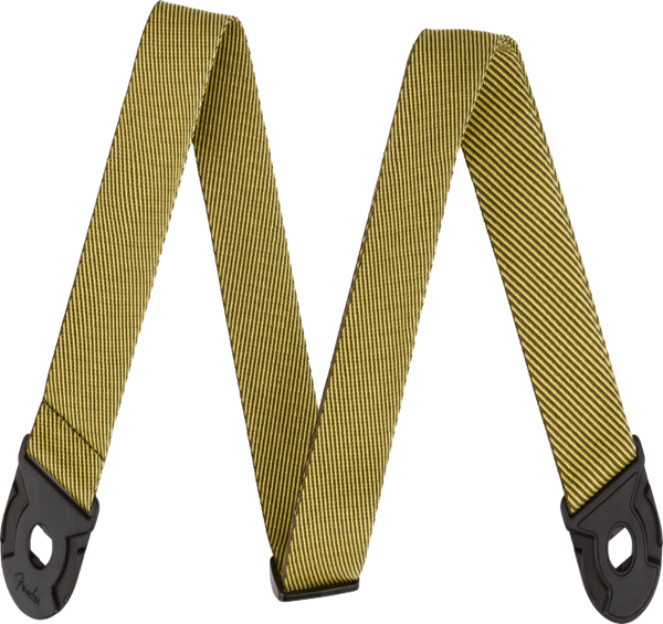 Fender QUICK GRIP Locking End Guitar Strap, Vintage Tweed, 2" Wide