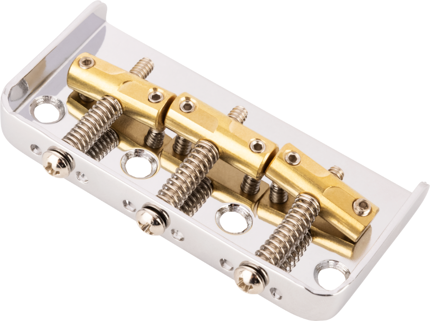Genuine Fender Vintage-Style 3-Saddle Custom "Cut-Off" Telecaster Bridge
