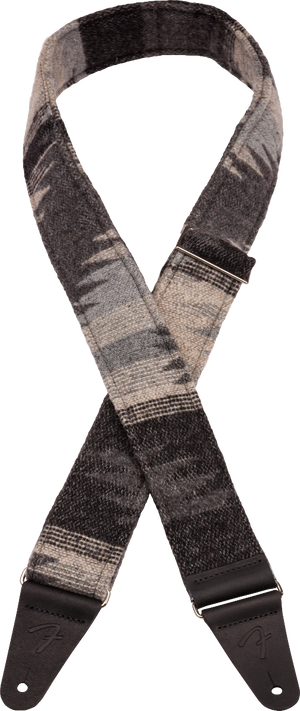 Genuine Fender 2" Wide Zion Guitar Strap, Gray Aztec