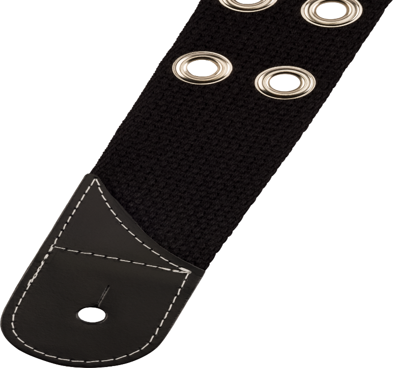 Jackson Guitars Cotton Grommet Guitar Strap, Adjustable, Black