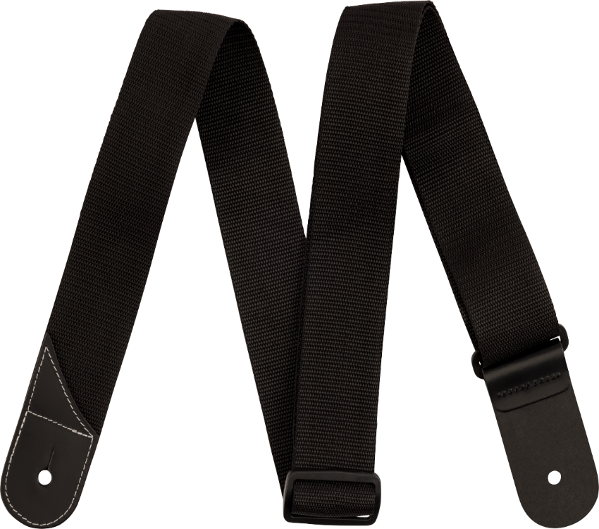 Jackson Guitars Polyester Shark Fin Guitar Strap, Adjustable, Black