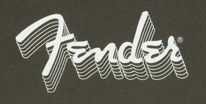 Genuine Fender Reflective Ink Logo T-Shirt, Charcoal, Small