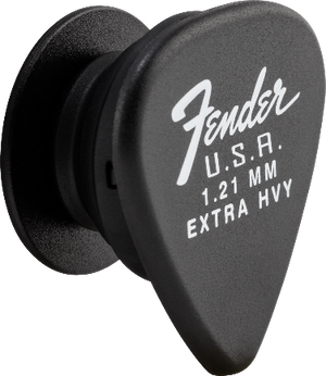 Genuine Fender Guitar Pick CELL/MOBILE PHONE GRIP Holder, Black