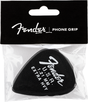Genuine Fender Guitar Pick CELL/MOBILE PHONE GRIP Holder, Black