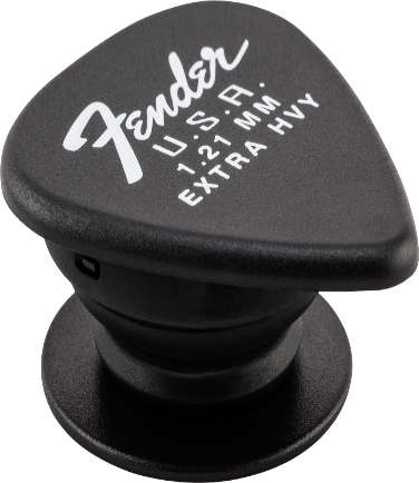 Genuine Fender Guitar Pick CELL/MOBILE PHONE GRIP Holder, Black