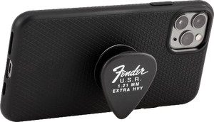Genuine Fender Guitar Pick CELL/MOBILE PHONE GRIP Holder, Black