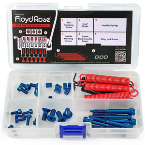 Genuine Floyd Rose Hardware Upgrade Kit - Stainless Steel, Blue