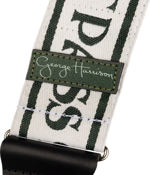 Genuine Fender GEORGE HARRISON All Things Must Pass Logo Guitar Strap, White