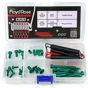 Genuine Floyd Rose Hardware Upgrade Kit - Stainless Steel, Green