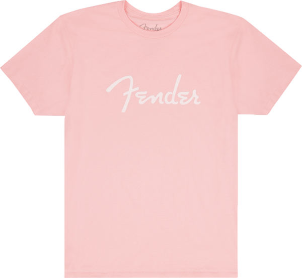 Fender® Spaghetti Logo T-Shirt, Shell Pink, S, Small