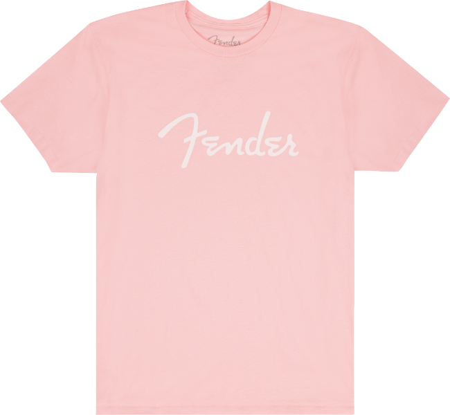 Fender® Spaghetti Logo T-Shirt, Shell Pink, XXL, 2XL