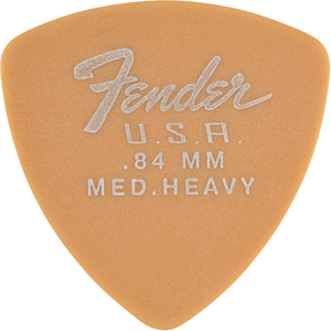 Fender Dura-Tone 346 Shape Guitar Picks, .84, Butterscotch Blonde, 12-Pack