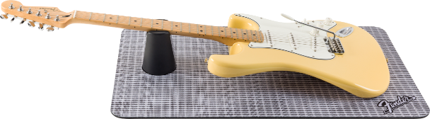Genuine Fender Guitar Work Mat with Neck Holder, Grill Cloth