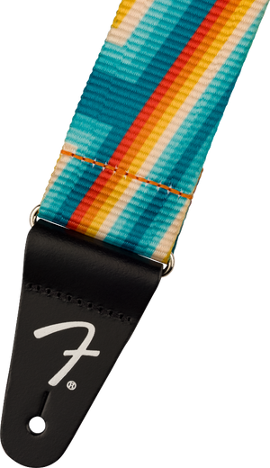 Genuine Fender Retro Series Guitar Strap, Rainbow