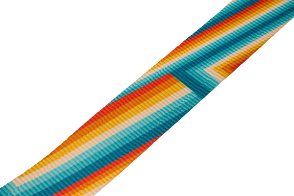 Genuine Fender Retro Series Guitar Strap, Rainbow