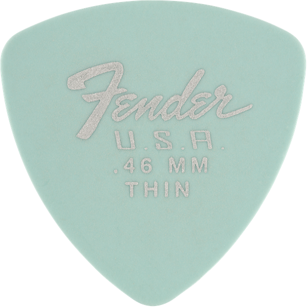 Fender Dura-Tone 346 Shape Guitar Picks, .46, Daphne Blue, 12-Pack
