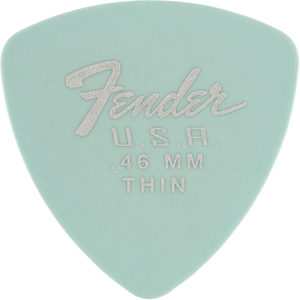 Fender Dura-Tone 346 Shape Guitar Picks, .46, Daphne Blue, 12-Pack
