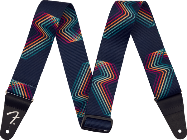 Genuine Fender Retro Series Guitar Strap, Retro Bolt