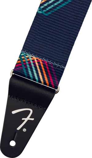 Genuine Fender Retro Series Guitar Strap, Retro Bolt